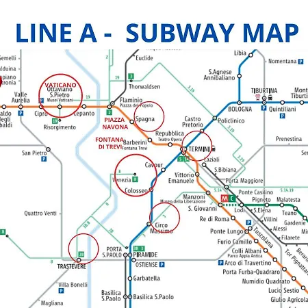 Casa Giorgia A 4 Fermate Metro Dal Vaticano *